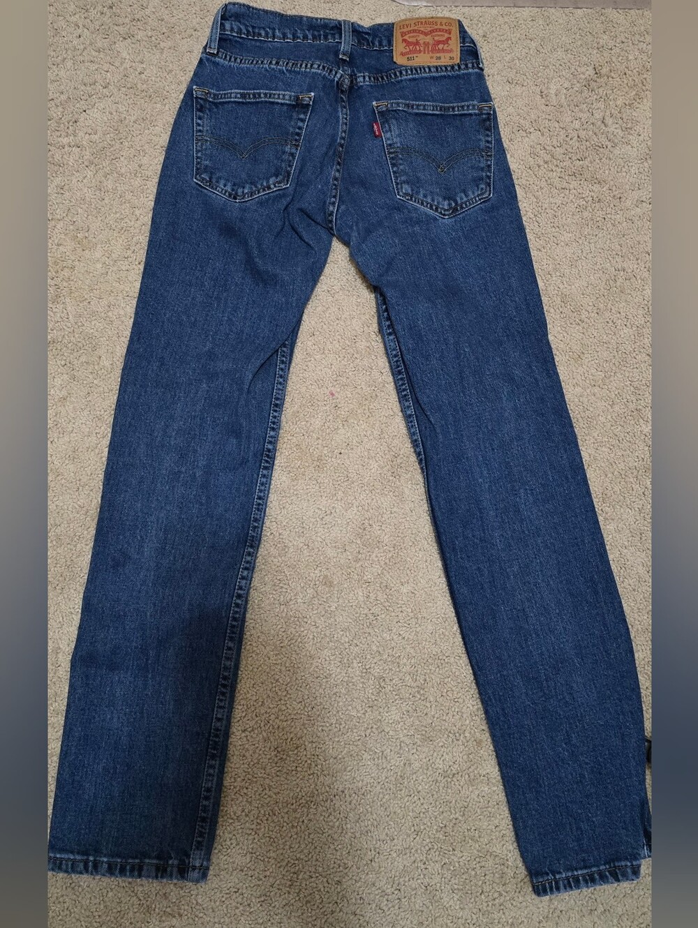 Levi's Men's Dark Blue Straight Jeans